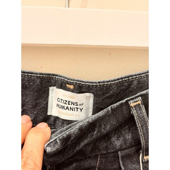 Citizens of Humanity Petra High Waisted Pleated Wide Leg Jeans Eden Women's 27 - Picture 4 of 6